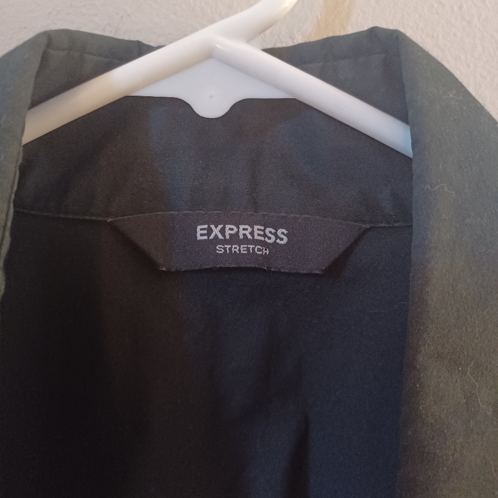 Express Black Button down top - Picture 2 of 5